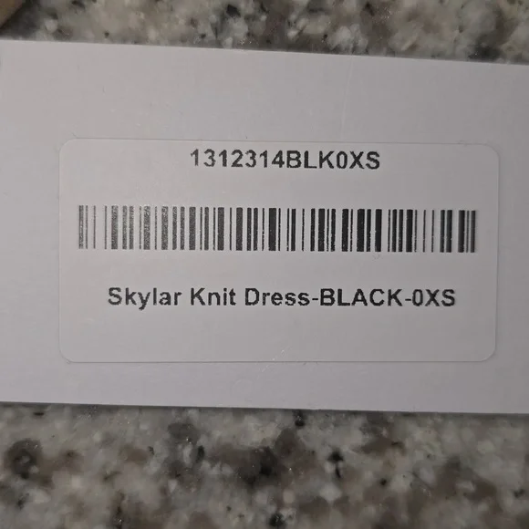 Reformation - Skylar Knit Dress Sleeveless Mini - XS Black - Picture 10 of 10